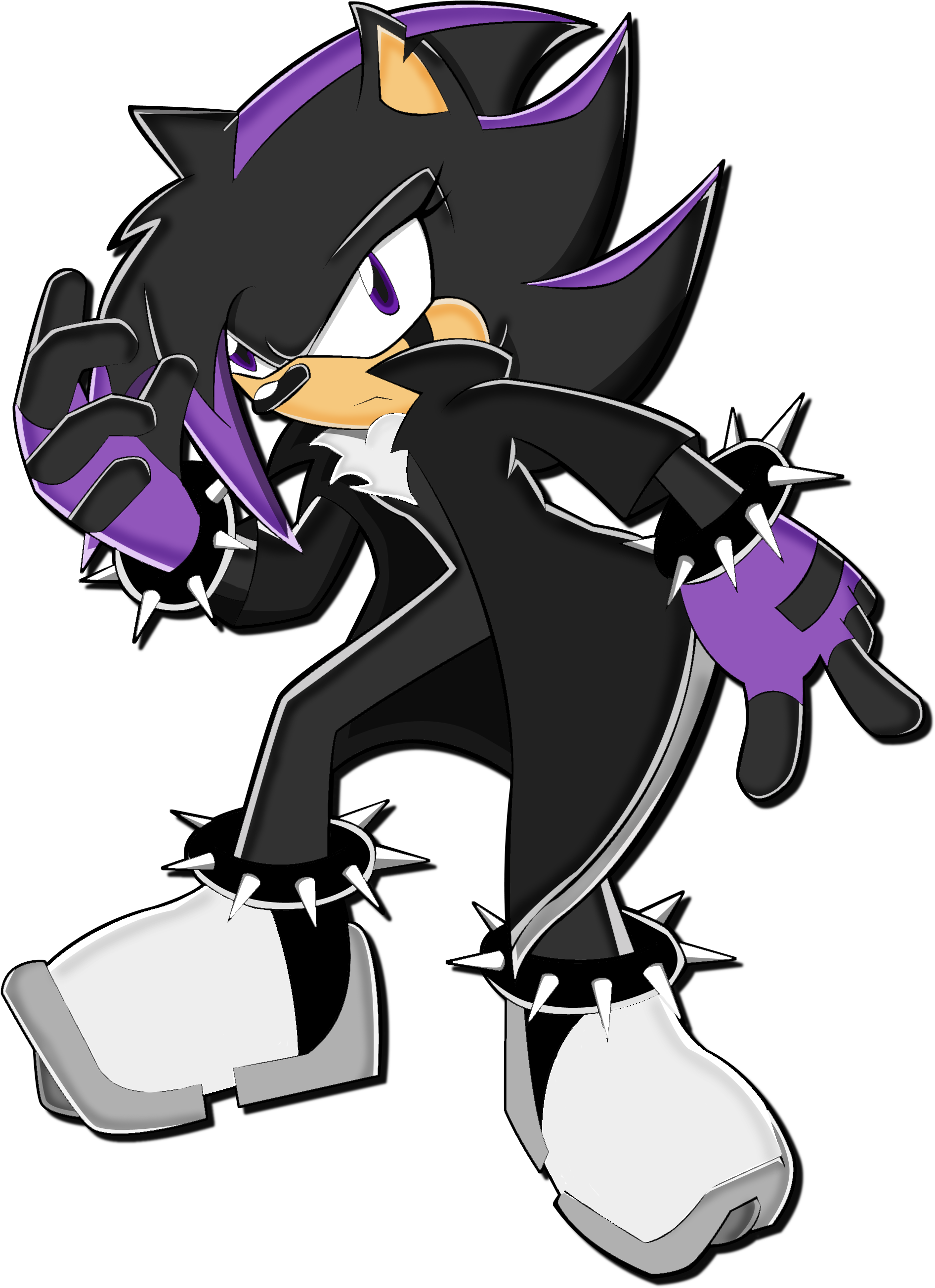 Leader Of 'fearsome Fighters' And The Future Daughter - Shadow The Hedgehog's Daughter (2047x2830)