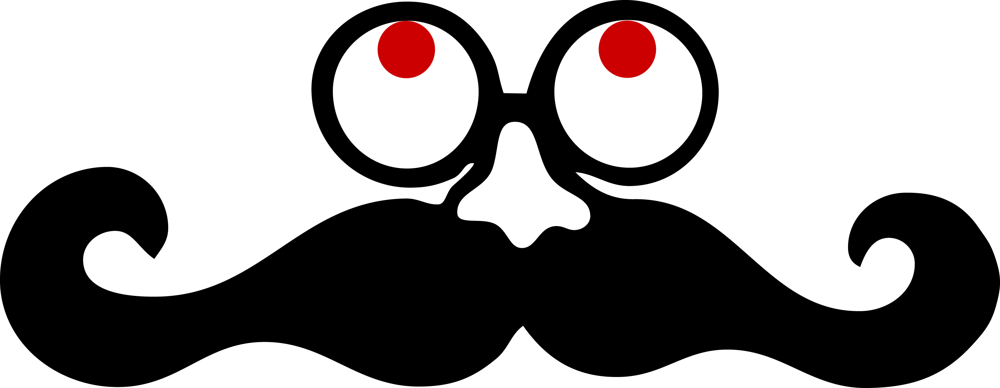 Safam Mustache Logo - Clip Art Mustach (3264x1268)