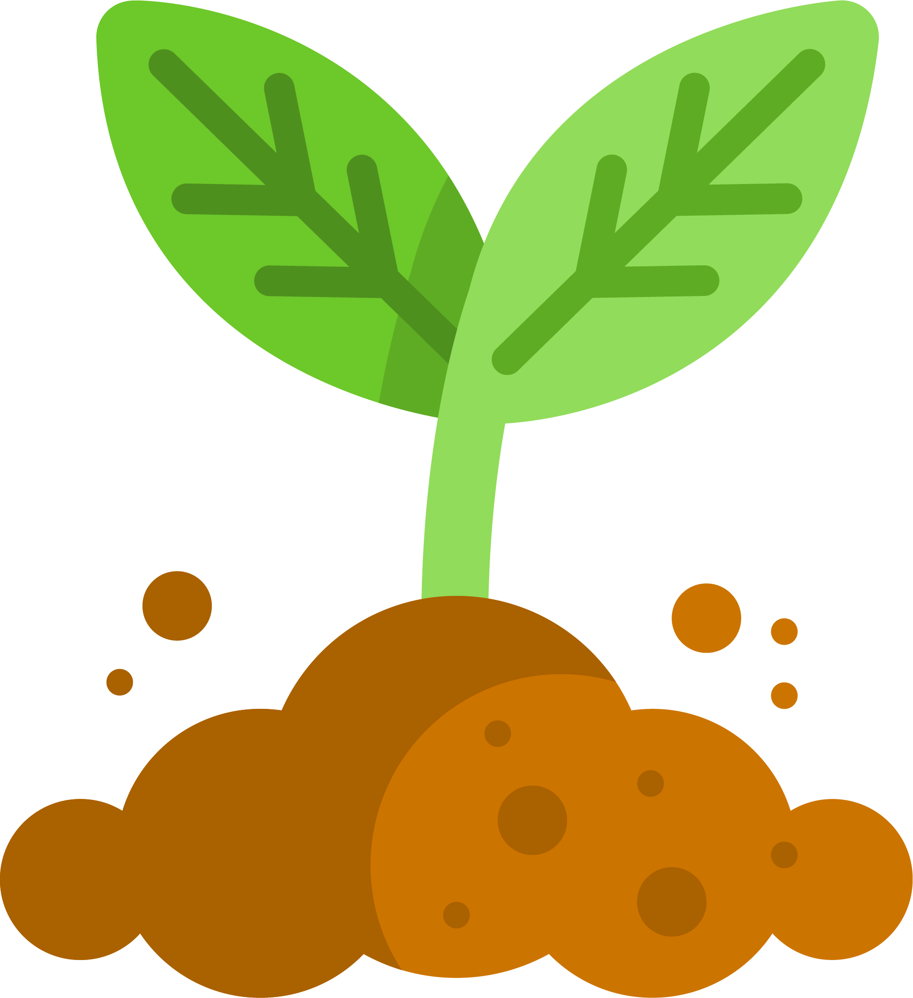 Grow Your Own - Growing Plant Cartoon Png - (1876x2050) Png Clipart Download, image size:1876x2050