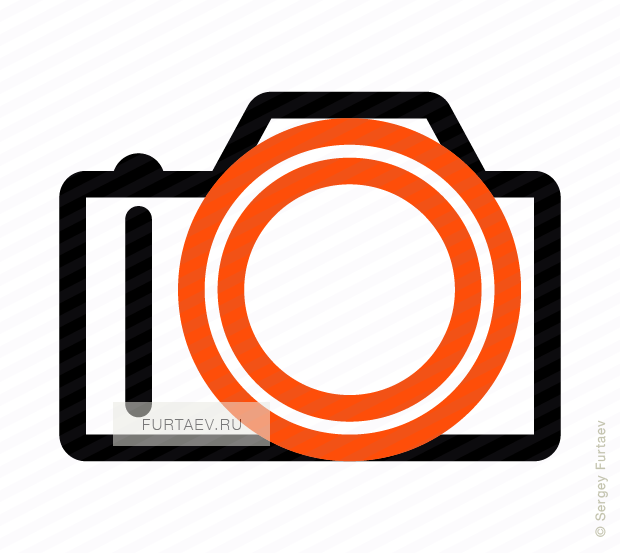 Vector Icon Of Photo Camera - Camera (620x553)