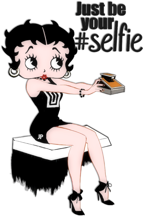 Betty Boopin The Frame - Betty Boop Lowraders (495x750)