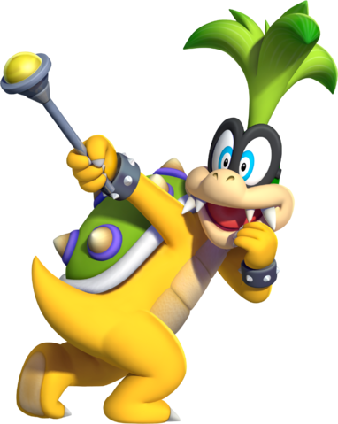 Deluxe Best 3d Images Without Glasses Image Iggy Koopa - Super Mario Bros Iggy (382x479)
