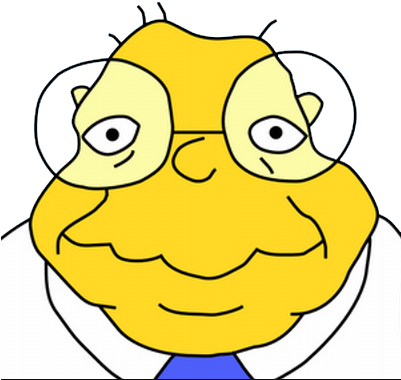 Good Moleman To You - Hans Moleman Face (400x399)