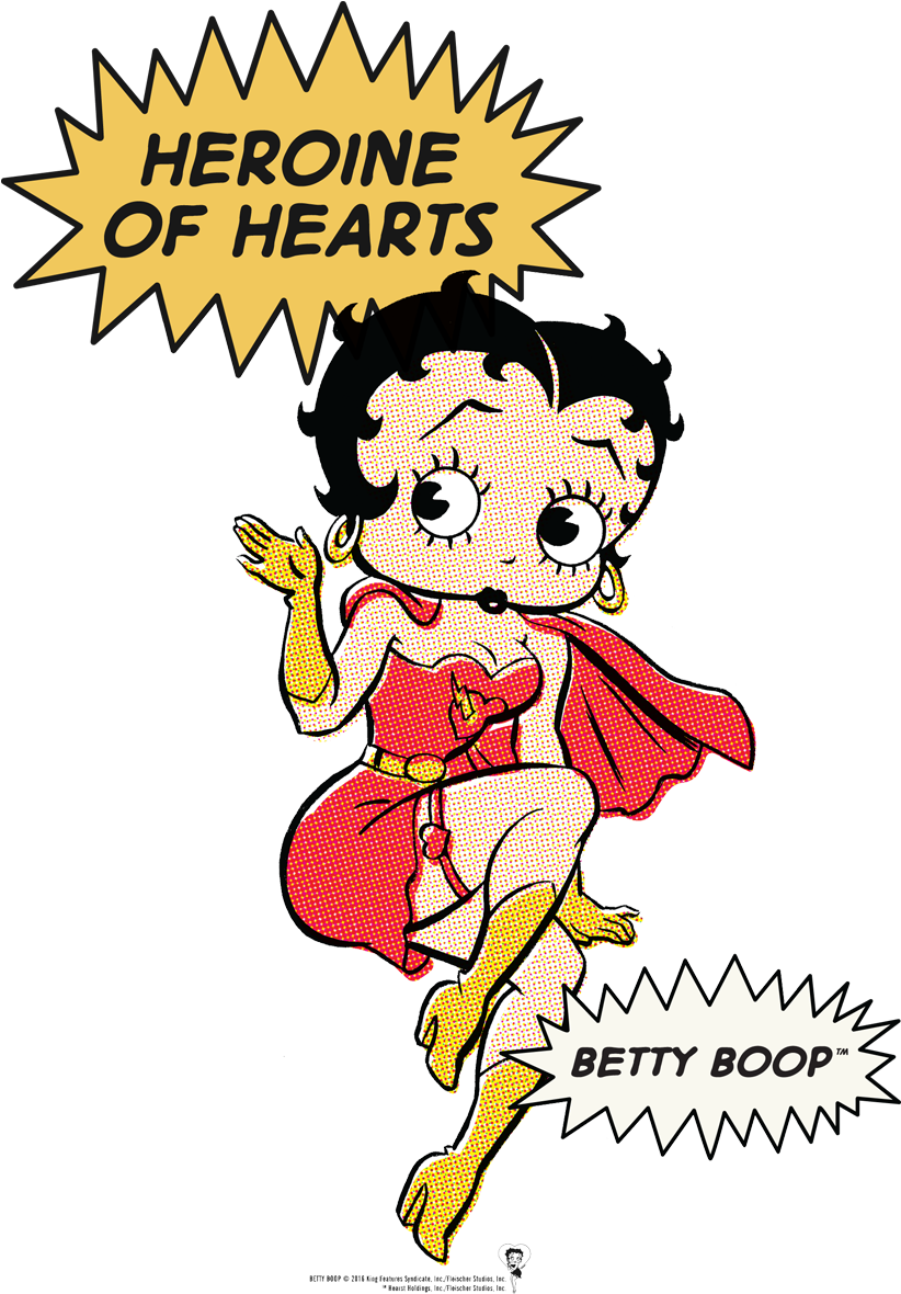 Betty Boop Heroine Of Hearts - Betty Boop Pose (821x1200)