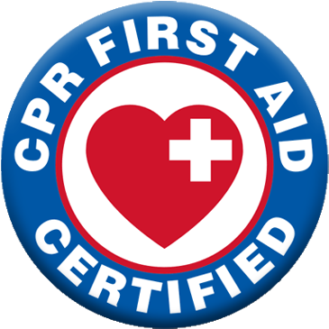 Cpr First A - Cpr First Aid Certified (375x376)