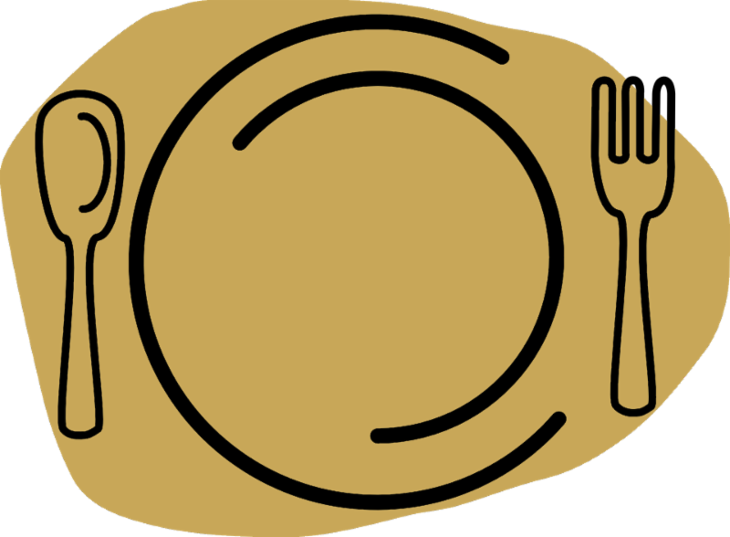 Freshman Dinner & Orientation - Plate Clip Art (800x588)