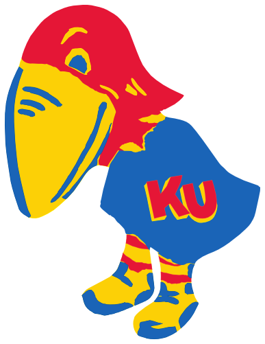 Crimson & Blue Blood - Evolution Of The Jayhawk (387x501)