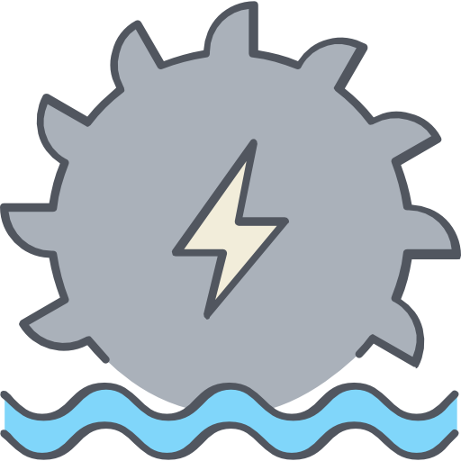 Hydro Power Free Icon - Energia Hidraulica Png (512x512)