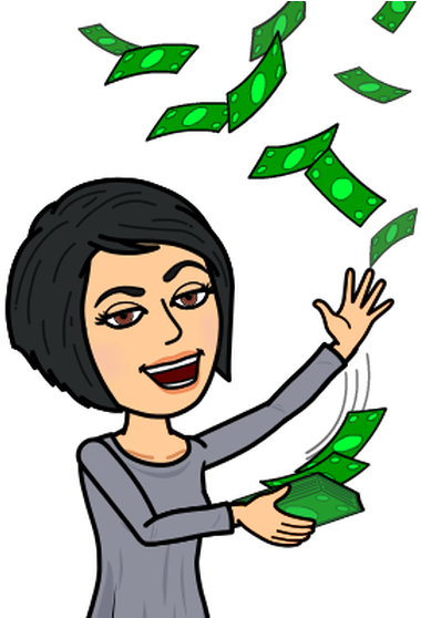 Cancer-freeisn't Exactly Free - Snapchat Bitmoji Money (554x557)
