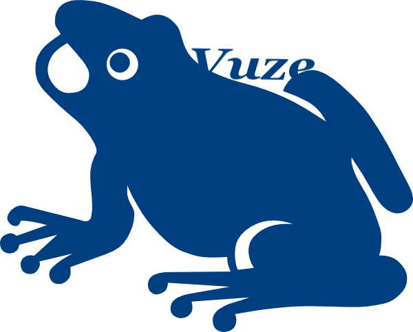 Vuze Clip Art At Clker - Frog Silhouette (600x483)
