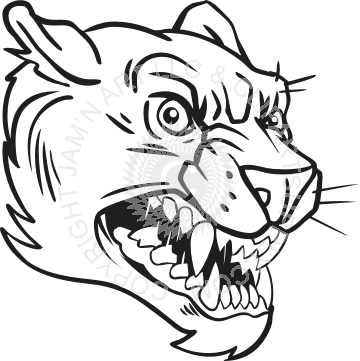 Cougar Clipart (360x361)