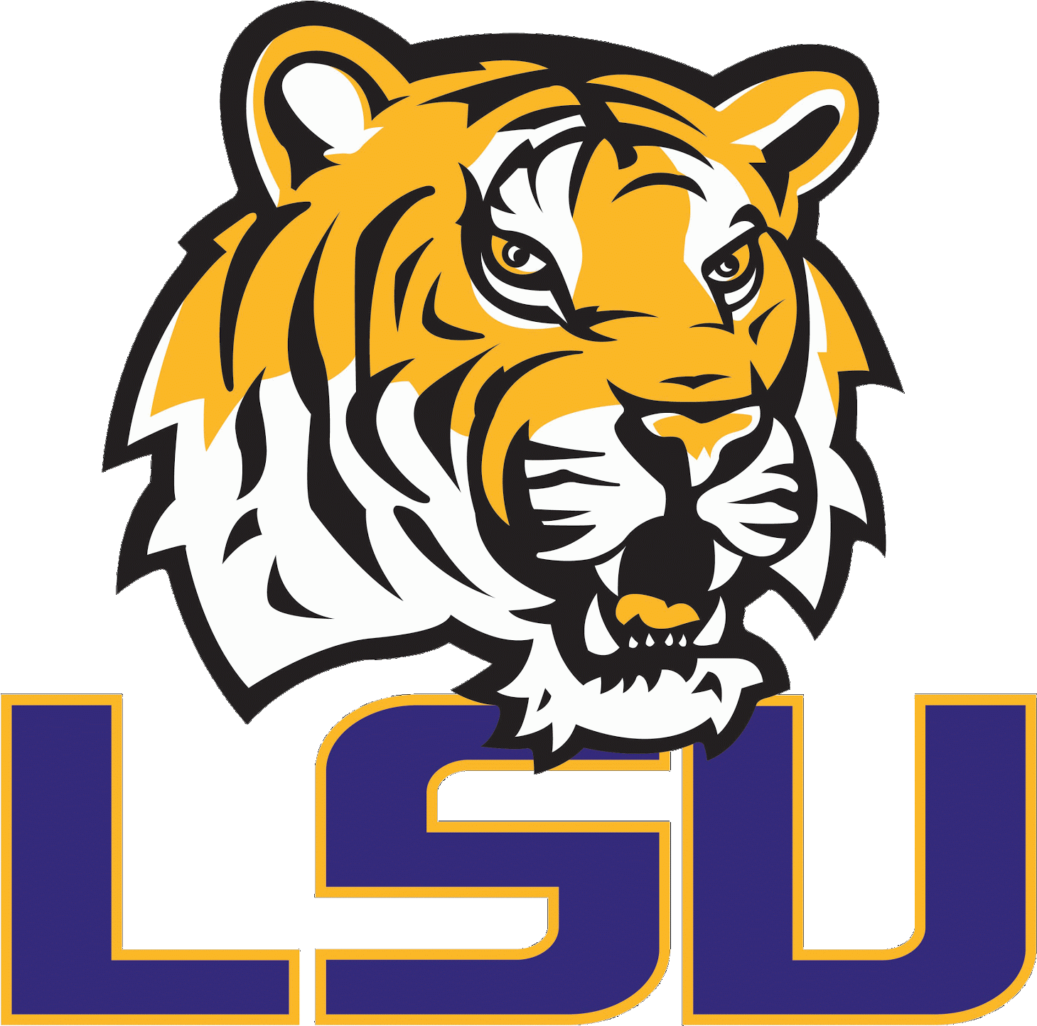 Top 10 College Baseball Programs - Lsu Football Logo Png (1600x1600)