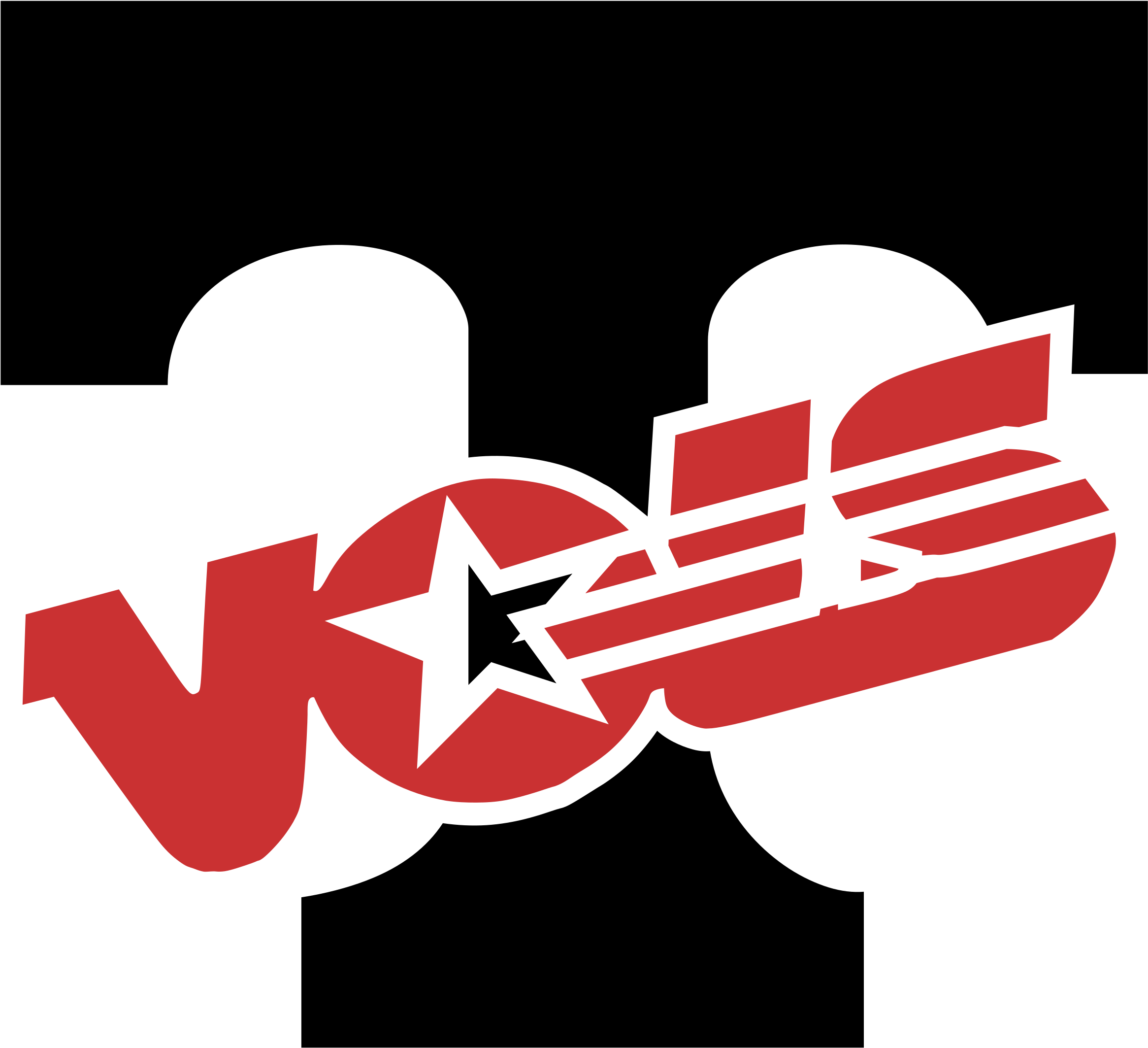 Tennessee Vols Logo Black And White - Tennessee Volunteers T Decal (2400x2400)