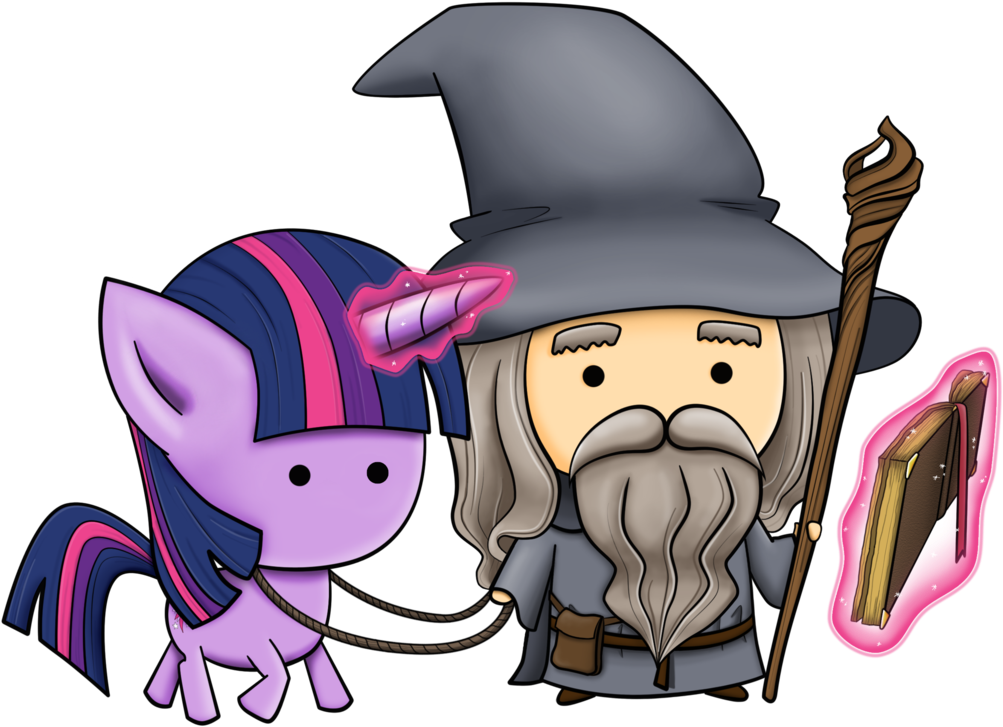 Gandalf Clipart Chibi - Cartoon (1024x768)