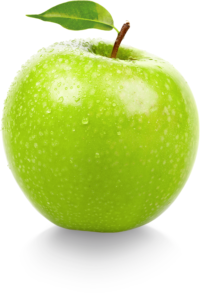 Ottawa Crisp Apple Green Granny Smith - Green Apple Transparent Png (662x996)