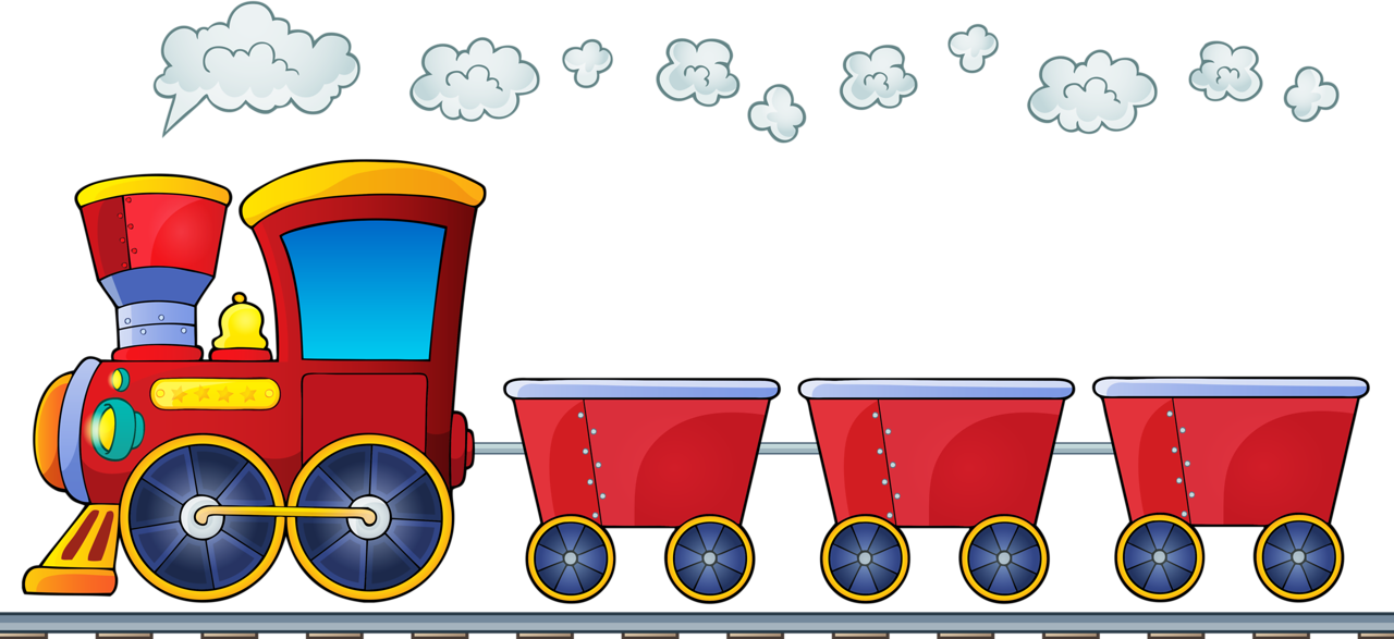 Coloring Books For Kids Design Vector [преобразованный] - Christmas Train Clipart Png (1280x587)