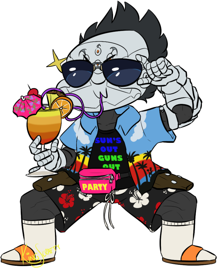 Beachwear Chibi Strife - Darksiders (894x894)