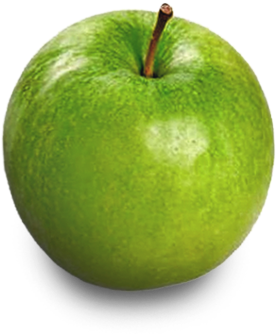 Green Apple With Transparent Background (400x400)