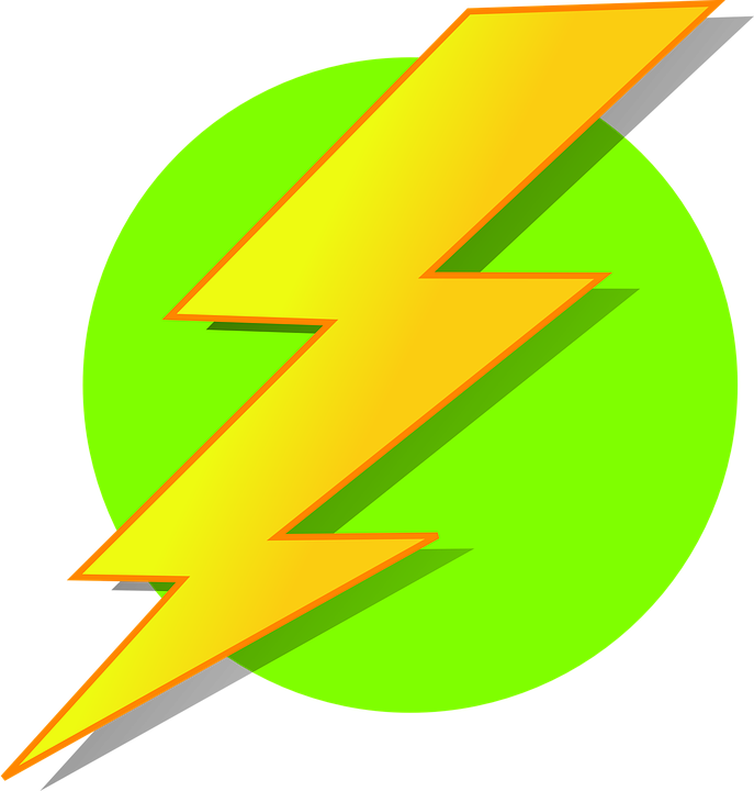 Lightning Bolt Graphics 5, Buy Clip Art - Simbolo De Energia Png (687x720)