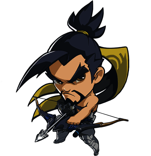 Overwatch Hanzo Clipart - Overwatch Hanzo Cute Spray (512x512)