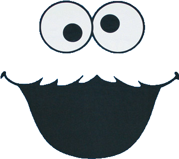 Lizcastillo 0 0 Cookiemonster Face By Lizcastillo - Cookie Monster T Shirt (400x400)