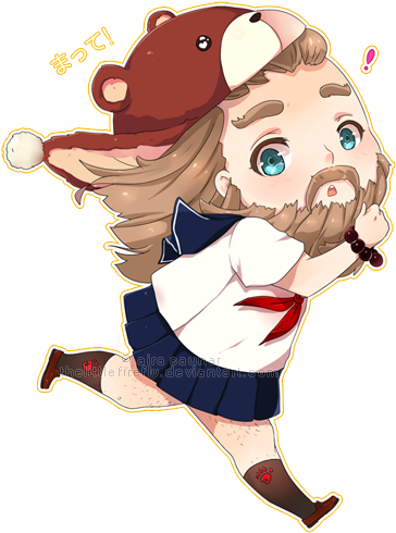 Sgu = School Girl Udyr By Littlewinterheart - Drawing (398x520)