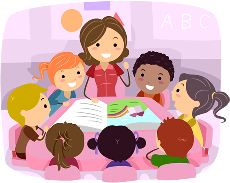 Teacher Refreshing Kindergarten Concepts - Teaching Children Clipart (500x375)