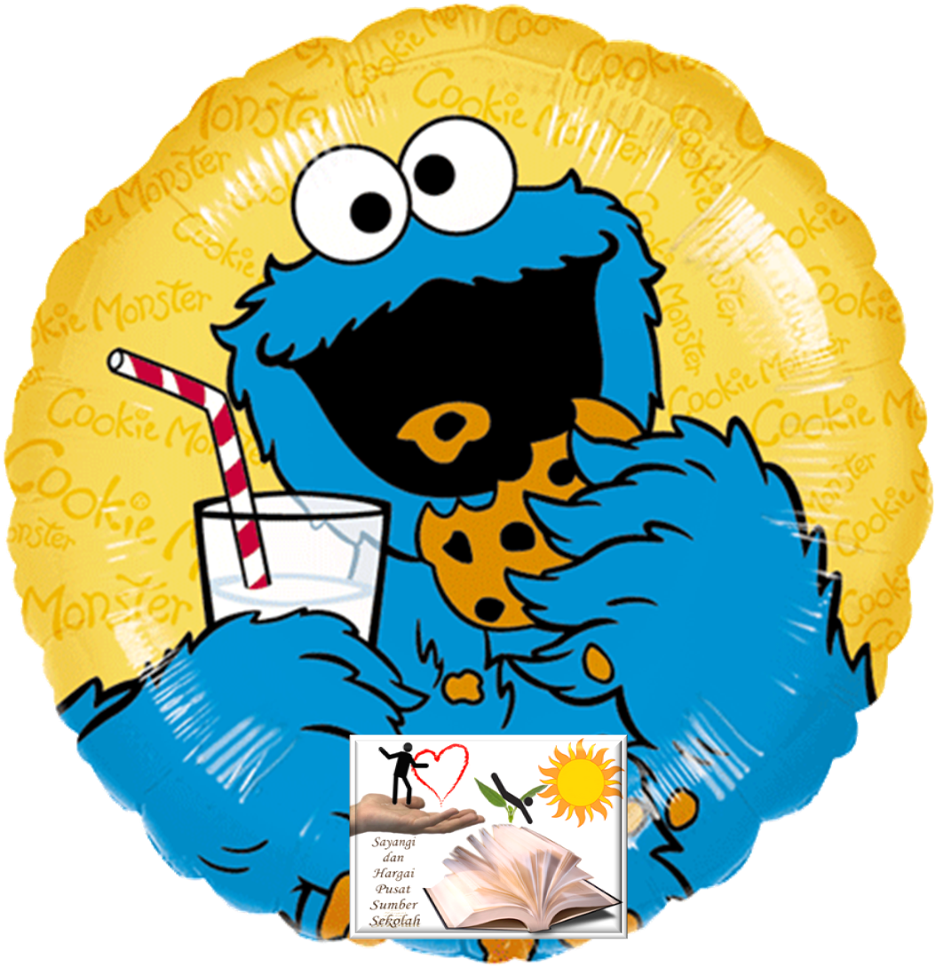 First Off, The Usual Sales Of Cookies And Soft Drinks - Cookie Monster (1125x1125)