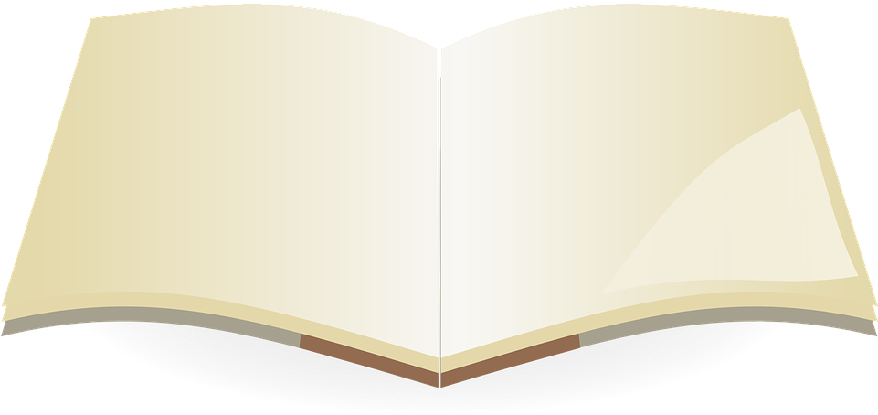 Icon, Note, Paper, Outline, Open, Cartoon, Big - Open Book Clip Art (960x480)