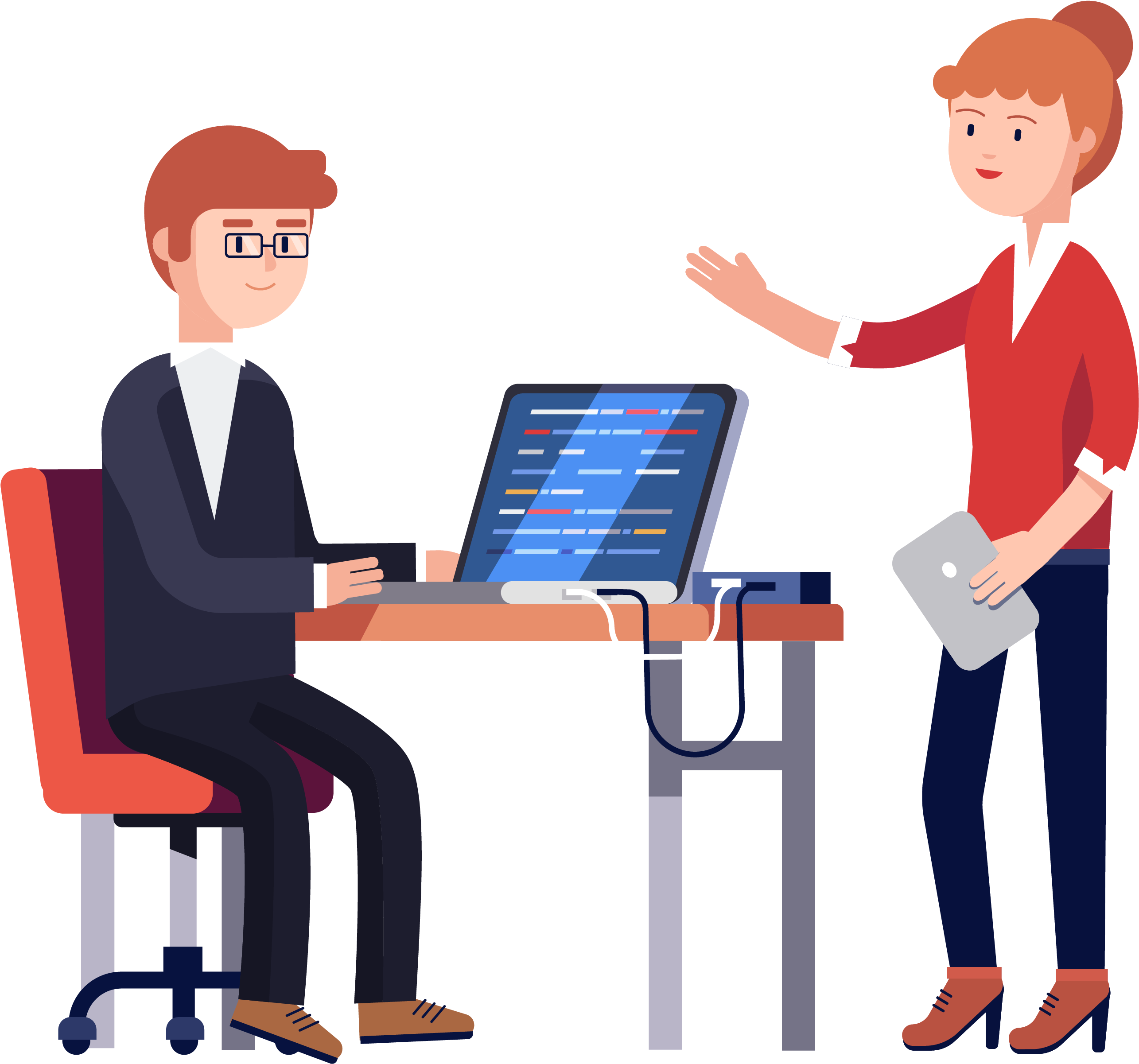 Thiết Kế Website - Robot Programming Clipart (3750x3750)