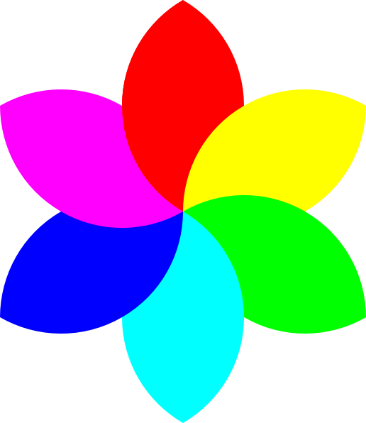 Flower Petal Clip Art - Flower With 6 Petals (516x596)