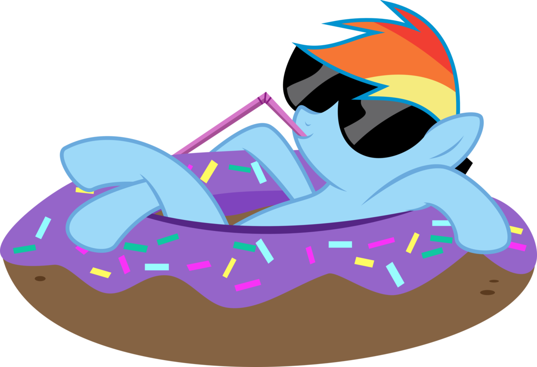 Missbeigepony, Dead Source, Donut, Floaty, Food, Inner - Pinkie Pie (1082x739)