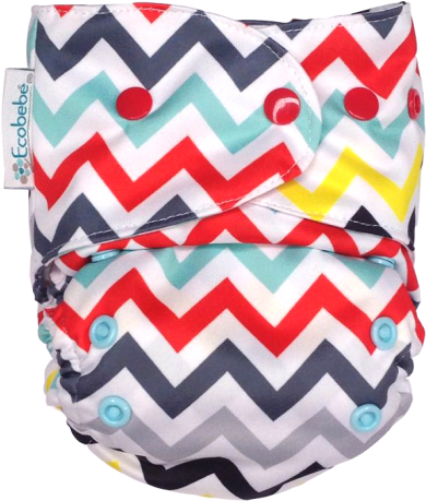 Ecobebé Chevron - Nautical Teal (458x458)