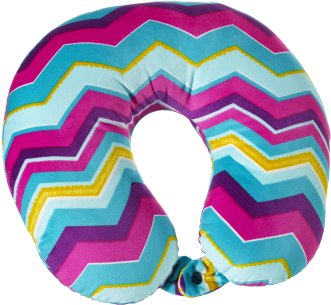 Plush Fiberfill Neck Rest - Travel Smart By Conair Ts014chev Soft Flannel-cover (350x350)