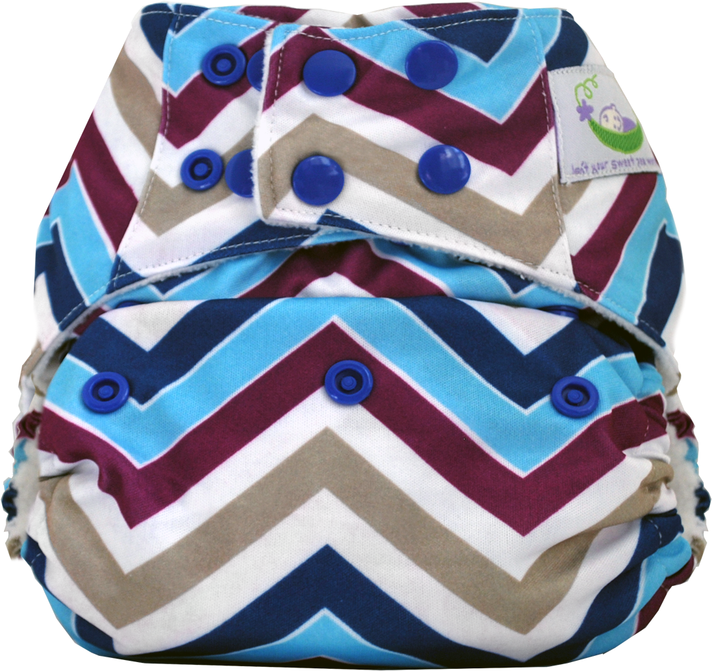 Sweet Pea Aio Sweet Chevron - Sweet Pea Pocket Diapers (1063x1063)