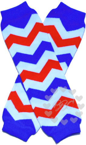 Red White And Blue Legwarmers - Blue (480x480)