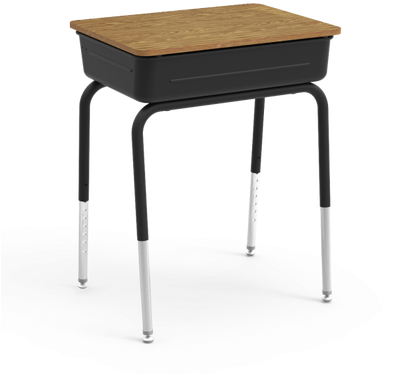 Desk For Students Flip Top School Officechairsusa With - Virco 751mbbm Lift Lid Desk W/ Solid Plastic Top (400x400)