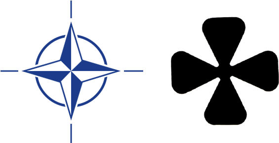 Both The C162 Ball And C163 Tracer Cartridges Are Nato - Nation States Union Flags (578x292)