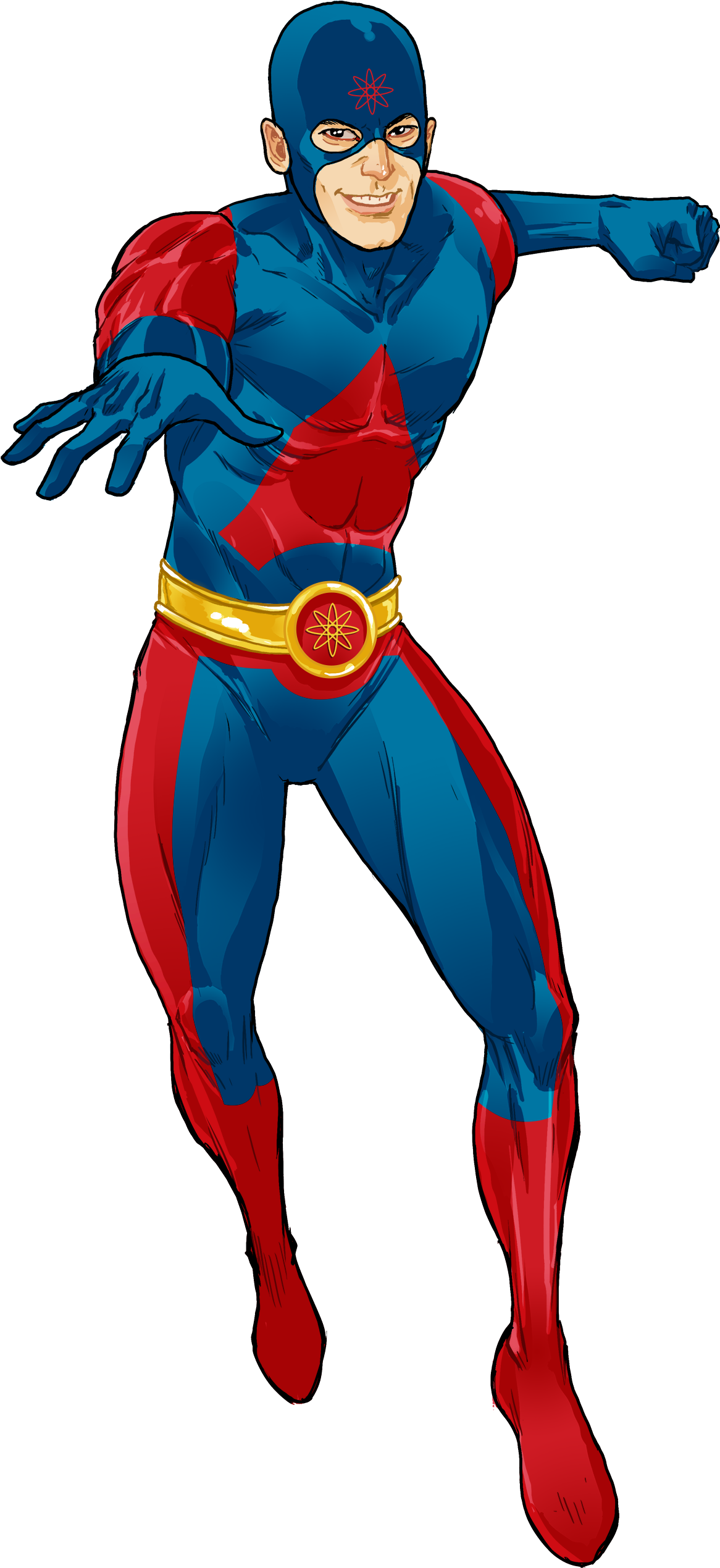 Secret Identity Lucas "luke" Fox Powers Skilled In - Dc Comics Atom Png (2160x2880)