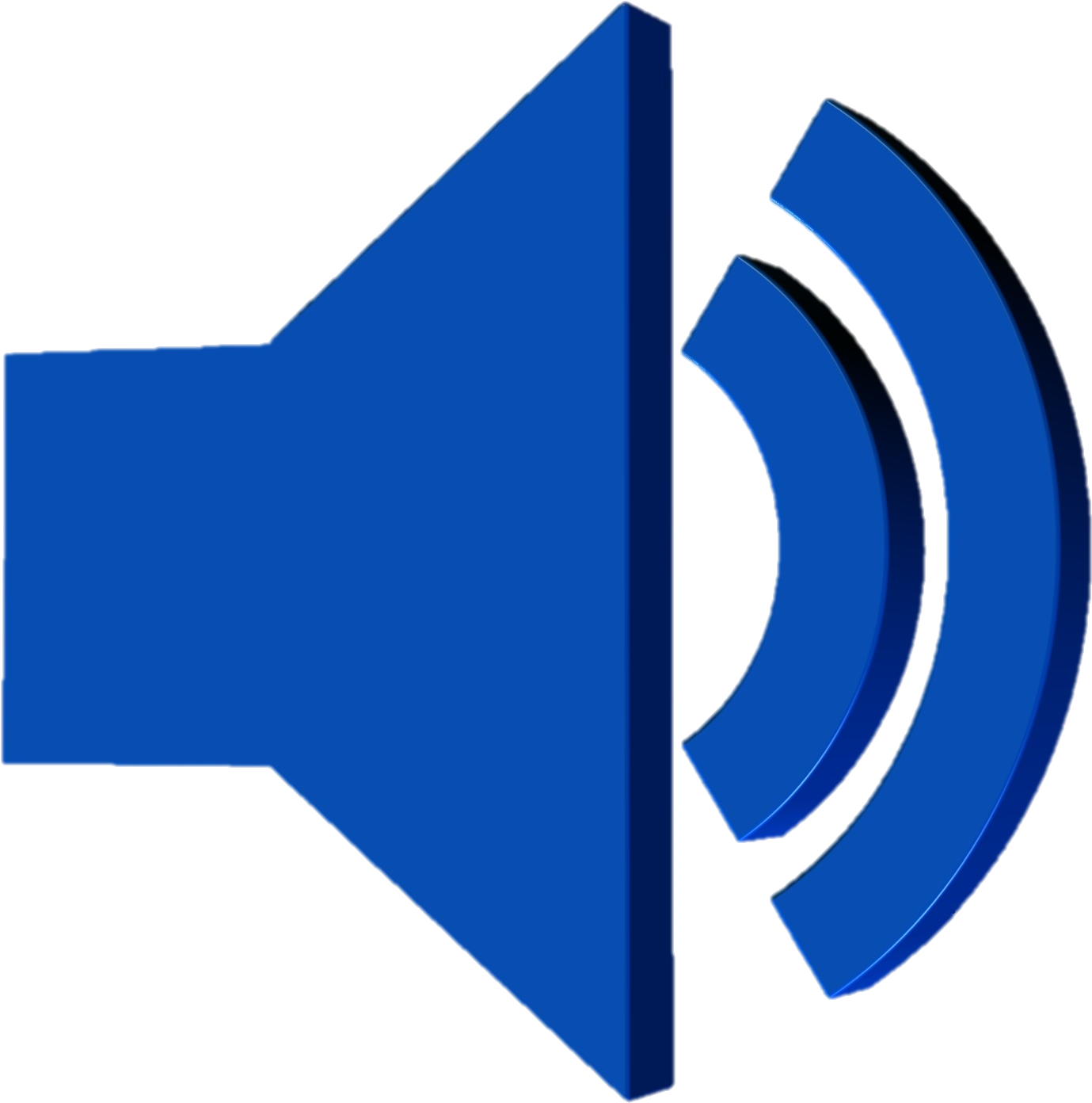 Open - Blue Speaker Icon Png (2000x2000)
