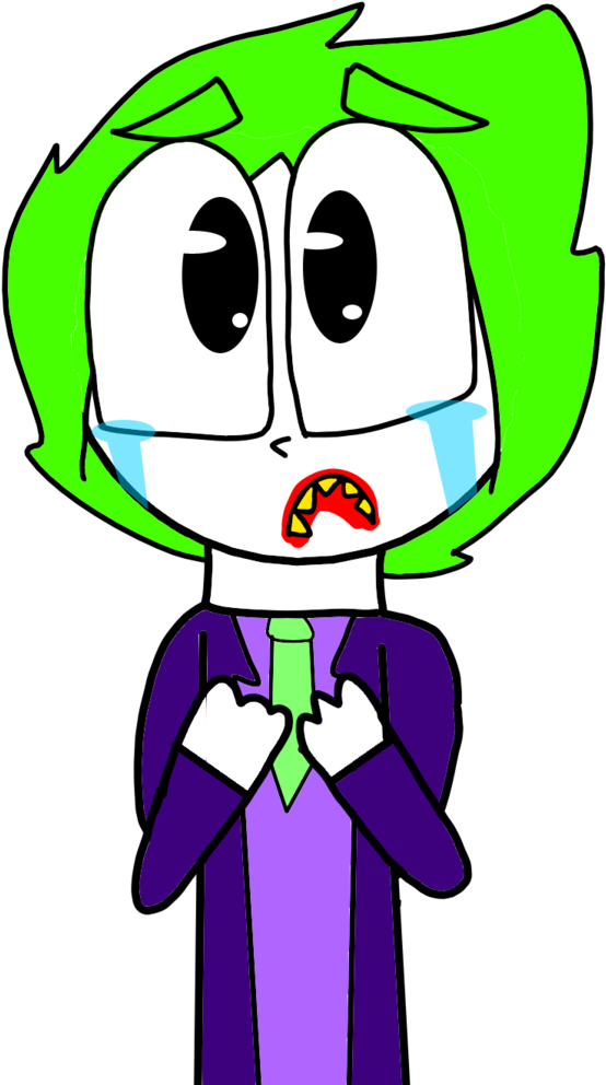 Poor Joker By Florencia-h - Cartoon (752x1063)
