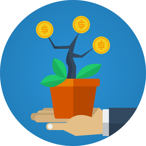 Image Of Money Growing On A Plant - Benefit Icon Png (512x512)