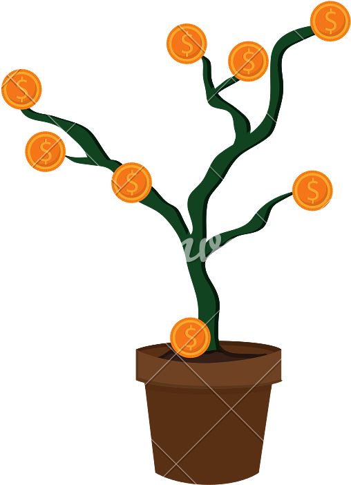Money Plant - Icon Design (800x800)