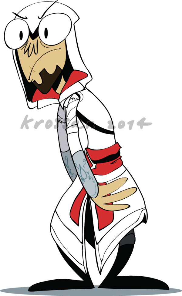 Ezio By Krossan - Bad Days Ezio (600x976)