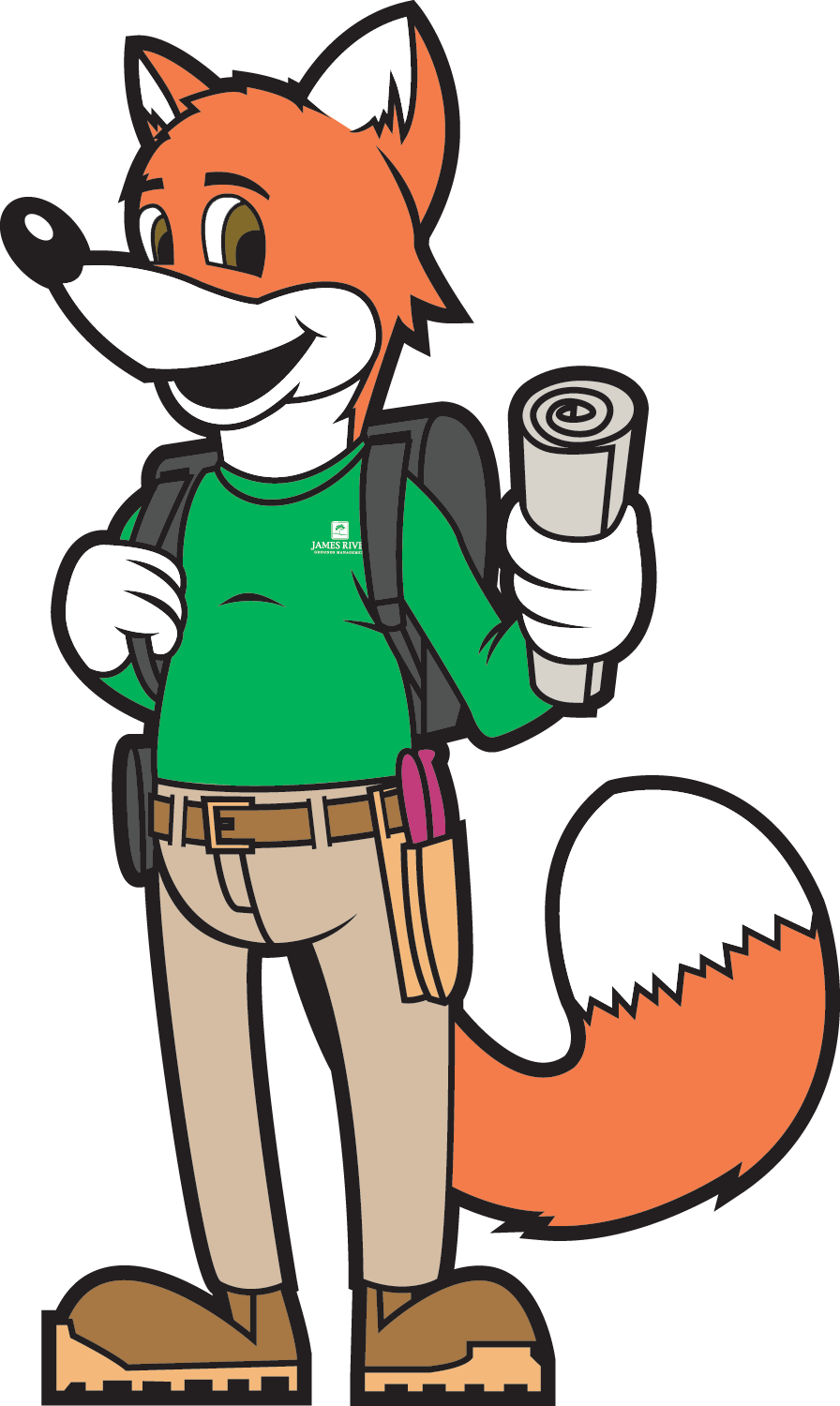 Pip The Fox - James River Grounds Management (896x1500)