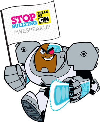Cartoon Network - Stop Bullying Cartoon Network (350x420)