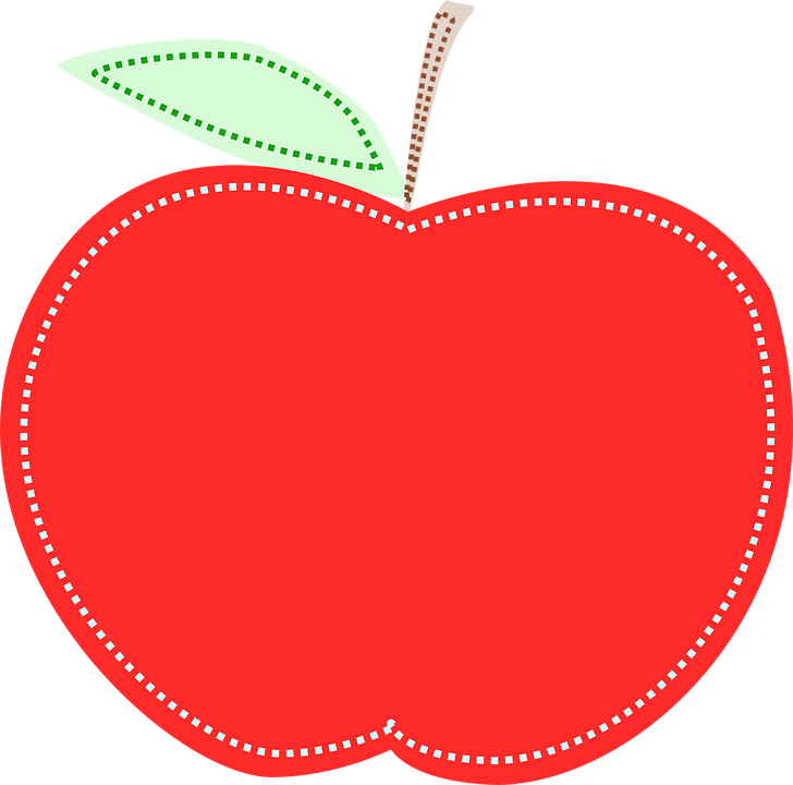 Teacher Apple Cliparts - Teacher Apple Clipart (728x720)