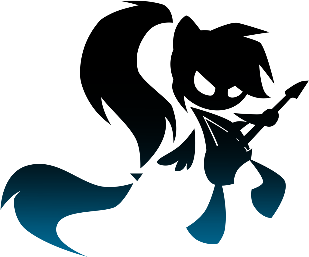 Silhouette Rocker Dash By Oathkeeper21 On Deviantart - Twilight Sparkle Silhouette (1024x851)