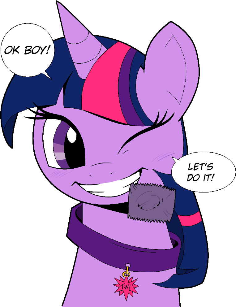 Siberwar, Caption, Collar, Colored, Condom, Condom - Twilight Sparkle Condom (800x1000)