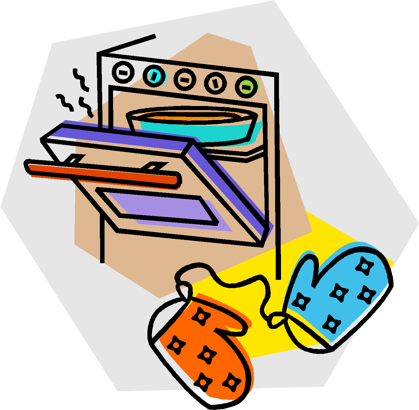 Preposition And Postposition Oven Food Literal And - Preposition And Postposition Oven Food Literal And (1506x1495)